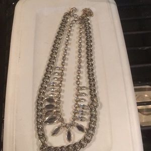 J.Crew statement necklace sparkle holiday gold